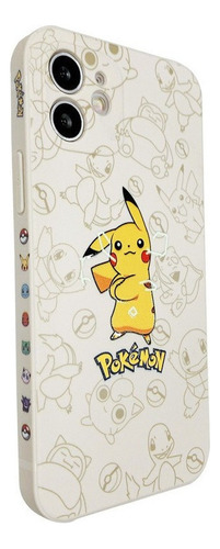 Funda De Silicona Para Teléfono Pokémon Pikachu Para iPhone