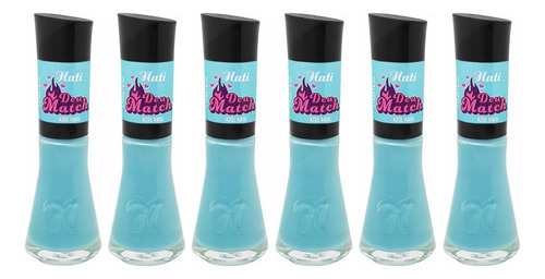 Kit Com 6 Esmaltes Nati 8ml - Escolha A Sua Cor Preferida