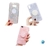 Funda Compatible Con Galaxy Cristal Marmol Mujer Dama Case