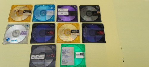 Mds Minidisc Usados Sem Testes Sem As Capinhas 