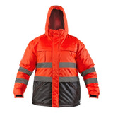 Parka Reflectiva Hw Siberia Rojo Fluor