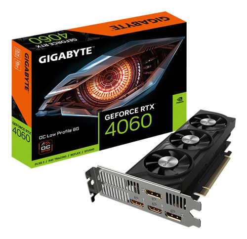 Tarjeta Gráfica Gigabyte Geforce Rtx 4060 Oc Low Profile 8gb