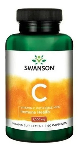 Vitamina C Con Rose Hips Swanson Defensas 1000mg Enviogratis