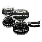 Power Ball Led Pro Ejercicio Brazo Giroscópio 2 Pack Negro