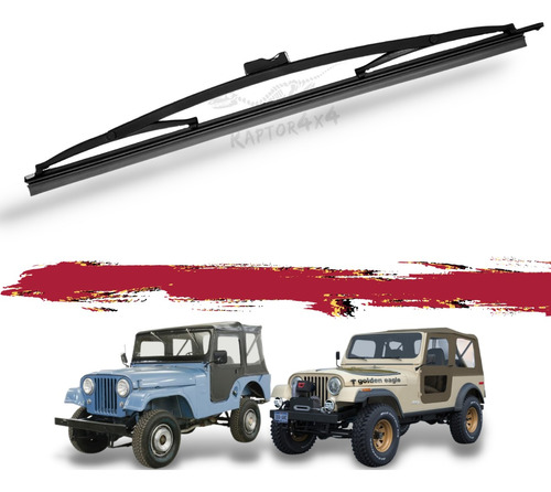 Pluma Delantera Limpia Parabrisas Izq Der Jeep Cj 68-86