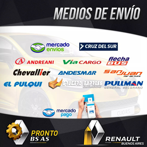 Emblema Rombo Grilla Frente Renault Kangoo (2014 A 2018) Foto 5