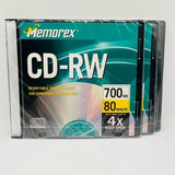 Lote X 20 Cds Vírgenes Cd-rw Memorex Nuevos 700mb/80min