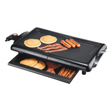 Brentwood Ts-840 Plancha Eléctrica Antiadherente Con Bandeja