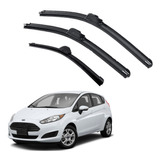 Kit 3 Escobillas Limpiaparabrisa Flex - Ford Fiesta Kinetic