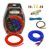 Kit Cables Para Amplificador Subwoofer 1500watt Audio Auto