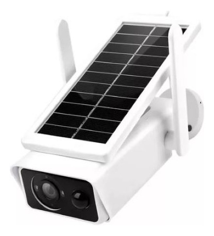 Camara De Seguridad Ip66 Panel Solar 