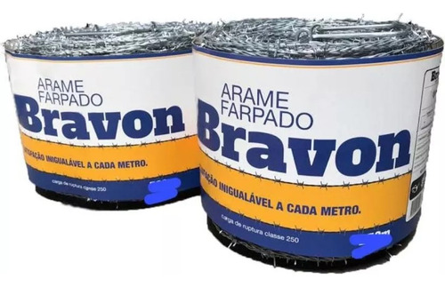 Arame Farpado 250kgf 250m Bravon