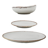 Set Vajilla De Porcelana Volf Ivory 12 Piezas- Prestigio