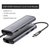 Hub Usb C Hagibis Macbook Pro Air Usb Hdmi Rj45 Sd / Tf