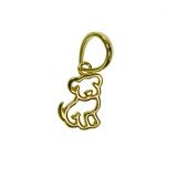 Gargantilha Em Ouro 18k/750 Cachorro Gpg255