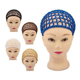 Gorro Red De Pelo Crochet, 5 Pack - Accesorio Noche