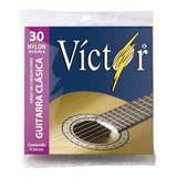 Victor Vcgs-30 Jgo Cuerdas Guitarra Clasica Nylon Sin Borla