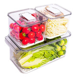 Recipientes Saver Para Refrigeradores, Alimentos, Frutas, Al