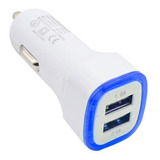 Cargador 2x Usb Auto P/iPhone iPad Smartphones Tablets 