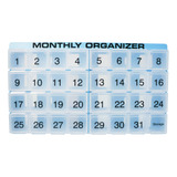 Organizador Mensual De Pldoras | 31 Compartimentos, 1 Por Da