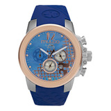 Reloj Mujer Mulco Mw-3-22899-043 Era Color De La Correa Azul Color Del Bisel Plateado Color Del Fondo Azul