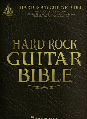  Hard Rock Guitar Bible - Partitura Tablatura Guitarra 