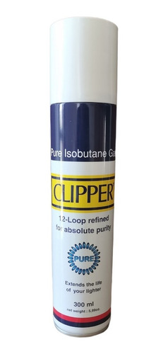 Gas Isobutano Pure Clipper De 300 Ml