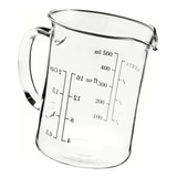 Vaso Medidor Vidrio Jarra Medidora Vidrio Taza Medidor 500ml