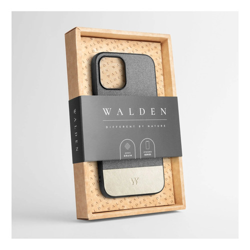 Funda Walden® Volta Tejido Cuero iPhone 14 / Plus / Pro Max