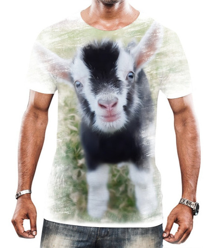 Camisa Camiseta Animais Da Fazenda Cabra Cabrito Bode Hd 2