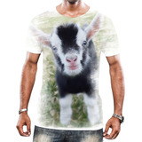 Camisa Camiseta Animais Da Fazenda Cabra Cabrito Bode Hd 2