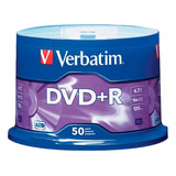 Disco Dvd-r Verbatim 97174 Imprimible 4.7gb 16x Torre 50pza