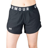 Short Mujer Under Armour Play Up Negro Jj deportes