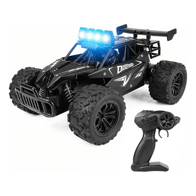 Carro Control Remoto Todo Terreno Juguete 4x4 Recargable Negro Regalos Para Niños | Envío gratis