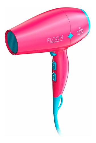 Ga.ma Italy Secador De Pelo Bloom Diamond Rosa 220v