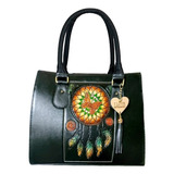 Bolso Dama 100 % Piel Elegancia Grand Capacidad De Leon Gto.