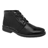 Zapato Escolar De Niño Flexi Negro 078-949