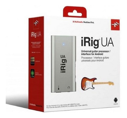 Interface Irig Ua Android Placa De Áudio Original Amplitube