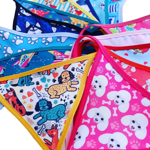 Kit 20 Bandanas Pet Shop Para Cães Porte Pequeno Tam P