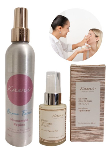 Combo Kaori Serum Contorno De Ojos + Bruma Facial Skin Care