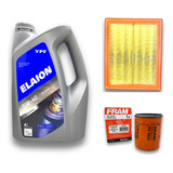 Kit 2 Filtros + Ypf Elaion 15w40 Palio Siena 1.4 1.3 Fire