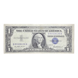 Billete 1 Dólar Estados Unidos 1957 Pick 419ae Sello Azul