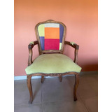 Sillón Silla Cabecera De Mesa Provenzal Patchwork