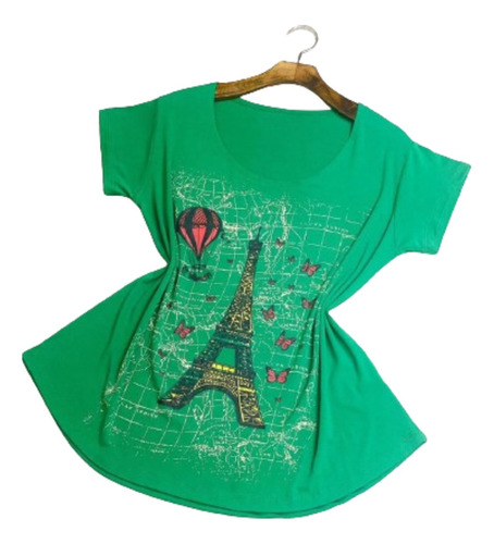 Kit Atacado5 Blusas Feminina Tshirt Plus Size Tamanho Grande
