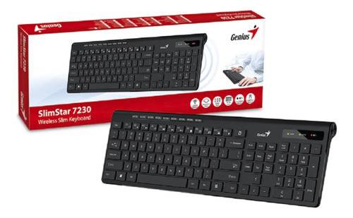 Teclado Genius Slimstar 7230 Inalambrico Español