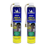 Infla Y Sella Neumaticos Auto Repara Pinchadura Michelin X 2