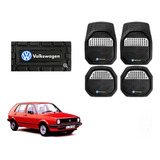 Tapetes 3d Charola Logo Vw Golf A2 1988 - 1990 1991 1992