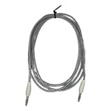 Cable Auxiliar 2 Metros Mini Plug 3,5mm Mallado Aux6 Skyway