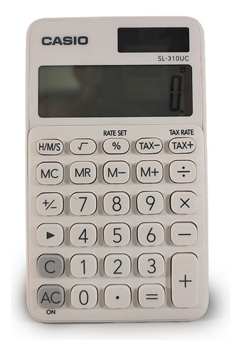 Calculadora De 10 Dígitos Color Rosado Sl-310uc-pk Casio.