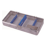 Caja Metálica Cassette Para 7 Instrumentos Medisporex